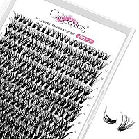 280 Pcs Lash Clusters Diy Eyelash Extension 50D 007 D Curl 8-16Mm Cluster Lashes Diy Individual Eyelashes Reusable Soft Cluster Eyelash Extensions At Home (50D 007 D 8-16)