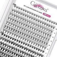 280 Pcs Lash Clusters Diy Eyelash Extension 40D 50D D Curl 8-15Mm Cluster Lashes Diy Individual Eyelashes Reusable Soft Cluster Eyelash Extensions At Home (40D50D D 8-15Mm)