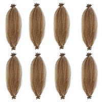 36 Inch Pre-Separated Springy Afro Twist Hair 8 Packs Pre-Fluffy Natural Curls Are Perfect For Marley Crochet Hair Suitable For Black Women (27, 36 Inch (Pack Of 8))