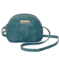 Vismiintrend Stylish Leather Half Moon Teal Blue Sling Bag For Women & Girl | Versatile Crossbody Sling Bags For Woman & Girls, Side Shoulder Purse For Party, Travel, College, Gift For Birthday/Rakhi