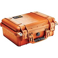 Pelican 1450 Case With Foam Orange