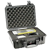 Pelican 1450 Case With Foam Orange