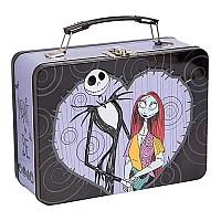 Vandor The Nightmare Before Christmas Jack And Sally Large Tin Tote 35 X 75 X 9 Inches