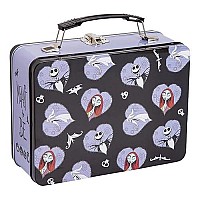 Vandor The Nightmare Before Christmas Jack And Sally Large Tin Tote 35 X 75 X 9 Inches