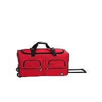 30 Inch Rolling Duffle Red