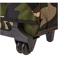 17 Inch Rolling Backpack Camo