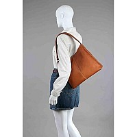 Shldr Tote W/Side Zip - Ld-2002-Cafe