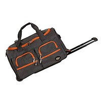 22 Inch Rolling Duffle Bag Charcoal