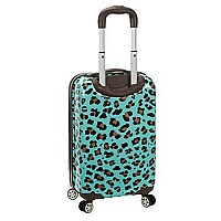 20 Inch Polycarbonate Carry On - Blueleopard