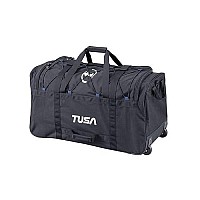 Tusa Dive Gear Roller Duffle Bag In Black