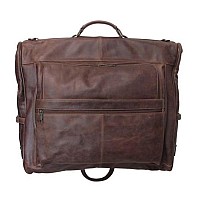 Terrazzo Brown Threesuit Leather Garment Bag Terrazzo Brown