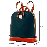 Dooney Bourke Pebble Grain Zip Pod Backpack Blacktan