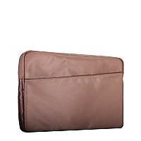 N Series Crescent 14 Nylon Laptop Sleeve With Leather Trim Khaki