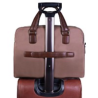 N Series Hartford Nylon Dual Compartment Briefcase Khaki