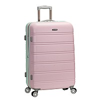 Rockland Melbourne Hardside Expandable Spinner Wheel Luggage Bright Green Checkedlarge 28Inch