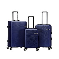 Skyline 3 Pc Abs Nonexpandable Luggage Set