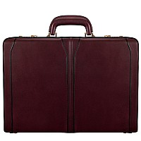 V Series Lawson Leather 35 Attach Briefcase Burgundy