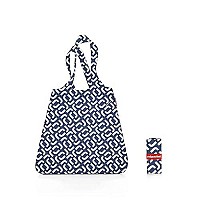 Reisenthel Mini Maxi Shopper Signature Navy Foldable Shopping Bag With Attractive Design Water Repellent