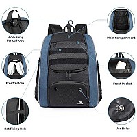 Matein Baseball Backpack Lightweight Softball Bag With Shoes Compartment For Men Large Capacity Baseball Bags Gift For Adults