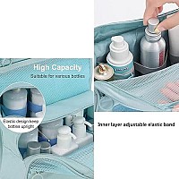 Toiletry Bag For Women Hanging Makeup Bags Organizer Travel Bag For Toiletries Cosmetic Bag Waterproof Bathroom Shower Bag With