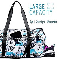 Large Duffle Bag For Women 22 Duffle Bag For Gym Beach And Travel Large Duffle Weekender Bag With Large Cosmetic Pouch Wh