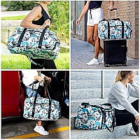 Large Duffle Bag For Women 22 Duffle Bag For Gym Beach And Travel Large Duffle Weekender Bag With Large Cosmetic Pouch Wh