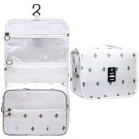 Premium Toiletry Bag For Women Hanging Makeup Bags Organizer Travel Bag For Toiletries Cosmetic Bag Waterproof Bathroom Shower B