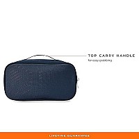 Briggs Riley Navy 11 Inch Expandable Essentials Toiletry Kit