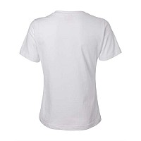 Lat Womens Vneck Premium Jersey Tee White M