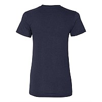 American Apparel Womens Usamade Fine Jersey Tee Navy L