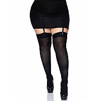 Plus Size Nylon Over The Knee