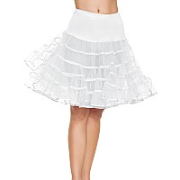 Midlength Petticoat Os White