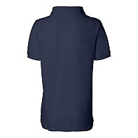 Featherlite Womens Silky Smooth Piqu Sport Shirt Navy S