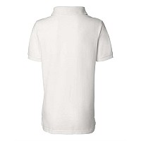 Featherlite Womens Silky Smooth Piqu Sport Shirt White L