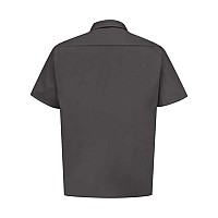 Red Kap Utility Short Sleeve Work Shirt Charcoal S