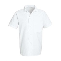 Chef Designs Buttonfront Cook Shirt White L