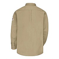 Bulwark Dress Uniform Shirt Excel Fr Comfortouch 7 Oz Khaki S