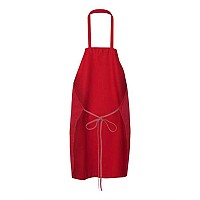 Chef Designs Bib Apron Red One Size