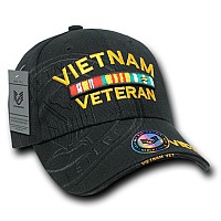 Shadow Caps Vietnam Vet Black