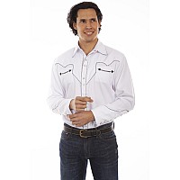 Solid Shirt Wcandy Cane Piping