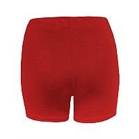 Alleson Athletic Womens Compression 4 Inseam Shorts Red L