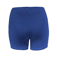 Alleson Athletic Womens Compression 4 Inseam Shorts Royal M