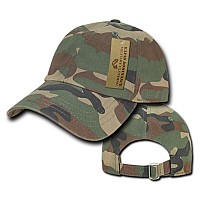 Camo Polo Caps Woodland Camo