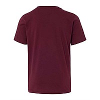 Next Level Youth Cotton Crew Maroon L