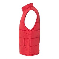 Burnside Puffer Vest Red L