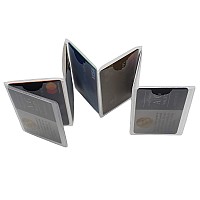 Set Of 2 Clear Premium Quality Wallet Insert From Ag Wallets Bifold 6 Page