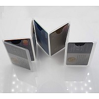 Set Of 2 Clear Premium Quality Wallet Insert From Ag Wallets Bifold 6 Page