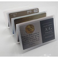 Set Of 2 Clear Premium Quality Wallet Insert From Ag Wallets Bifold 6 Page