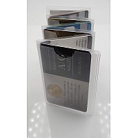 Set Of 2 Clear Premium Quality Wallet Insert From Ag Wallets Bifold 6 Page