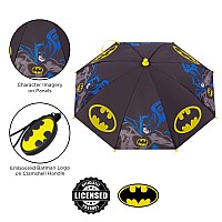 Dc Comics Boys Kids Umbrella And Poncho Raincoat Set Batman Superman Rain Wear For Toddler 23 Or Kids 47